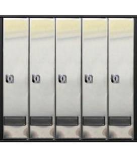 Buzones BTV, Prisma ( acceso superior) 56106 -Cuerpo de acero Pintado Negro y cuerpo de acero inoxidable Inox Brillo - G5