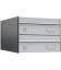 UNIVERS - U3025 - Negro / Inox Satinado (2 Baterías)