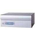 MILENIO H4500-02 - Con cuerpo de aluminio color Negro y puerta de aluminio de color Anodizado Plata