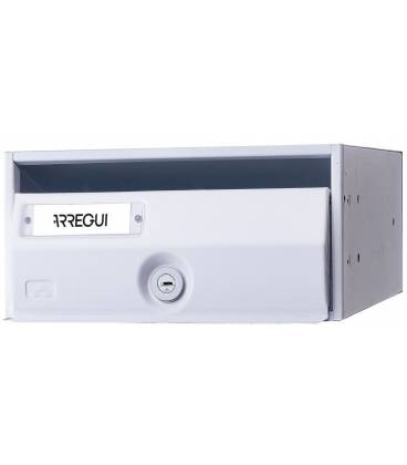 Buzones Arregui, FUTURE ANTIVANDÁLICO- H3400-10 - Con cuerpo y puerta de acero lacado Blanco.