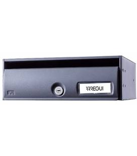 Buzones Arregui, FUTURE ANTIVANDÁLICO- H3500-06 - Con cuerpo y puerta de acero lacado ANTRACITA