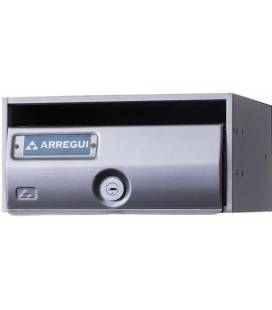 Buzones Arregui, FUTURE ANTIVANDÁLICO- H3600-04 - Con cuerpo y puerta de acero lacado Plata.