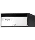 Buzón Arregui, MIRA FLAT - HF8900-01 - Con cuerpo de acero Negro y puerta de acero lacado Blanco