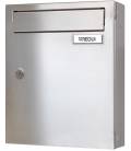 Buzón HABITAT V8700-07- Con cuerpo y puerta de acero INOX SATINADO