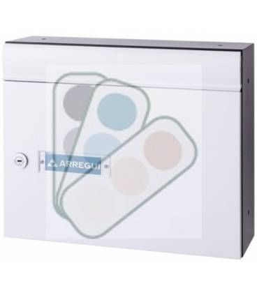Buzones Verticales Milenio V4000-09, con cuerpo de acero NEGRO y puerta de aluminio COLOR A ELEGIR