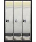 Buzones btv, Serie Prisma-acceso-superior 36106 con cuerpo en acero pintado negro y puerta en acero-inox-brillo g3