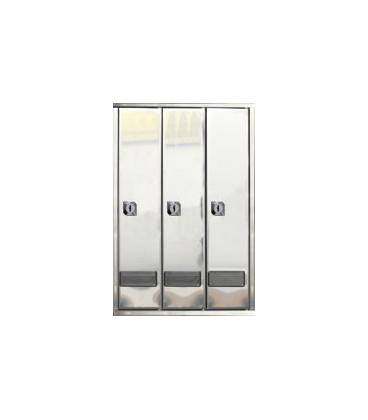 Buzones btv, Serie Prisma-acceso-superior 36130, con cuerpo en acero inoxidable inox brillo y puerta en acero-inox-brillo g3