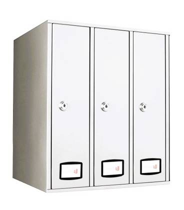 Buzón Joma, AZ 90 Top- 71103- Con cuerpo y puerta en acero electrocincado BLANCO- carga superior.