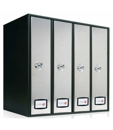 Buzón Joma AZ 90 Top- 71038- Con cuerpo en acero electrocincado NEGRO / PINTURA INOX- 4 unidades 