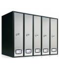 Buzones Joma -AZ 90 Top- 71105- Con cuerpo y puerta en acero electrocincado NEGRO / PINTURA INOX- carga sup. 5 unidades