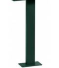 SOPORTE (LONGITUD 0.8 m) VERDE - P/ ATORNILLAR A SUELO.