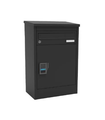 Buzón de Paquetería inteligente, POD k2, de acero galvanizado en color gris antracita