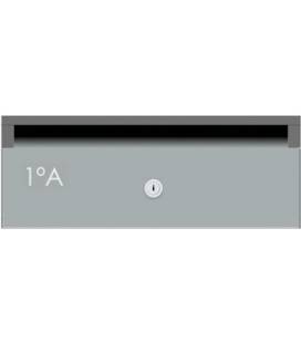 Buzón de Joma, Skyline H3425 - 90360U - Con cuerpo y puerta de acero electrocincado PINTURA ALUMINIO
