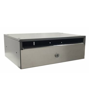 Buzón de Joma, Skyline H3425 - 91382U - Con cuerpo de acero electrocincado plata y puerta de acero Inox Brillo AISI 430