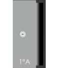 Buzón de Joma, Skyline V2435 - 90376VU - Con cuerpo de acero lacado negro y puerta de acero termolacado Pintura Inox