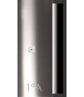 Buzón de Joma, Skyline V2435 - 91381VU - Con cuerpo de acero lacado Plata y puerta de acero inoxidable INOX BRILLO AISI 430