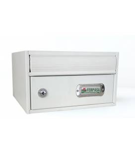 BUZONES URBAN 25 - Con cuerpo y puerta de acero electrozincado blanco