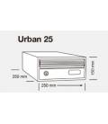 Medidas de los buzones Urban 25 - tamaño pequeño