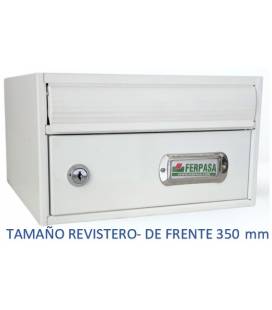 BUZONES URBAN 35 - Con cuerpo y puerta de acero electrozincado BLANCO