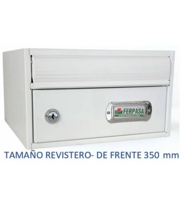 BUZONES URBAN 35 - Con cuerpo y puerta de acero electrozincado BLANCO