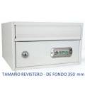 BUZONES URBAN 2535 - Con cuerpo y puerta de acero electrozincado BLANCO. 