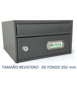 BUZONES URBAN 2535 - Con cuerpo y puerta de acero electrozincado GRIS FORJA.