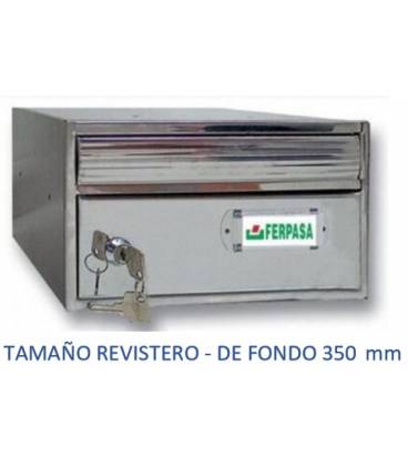 BUZONES URBAN 2535 - Con cuerpo y puerta de acero inoxidable TODO INOX. 