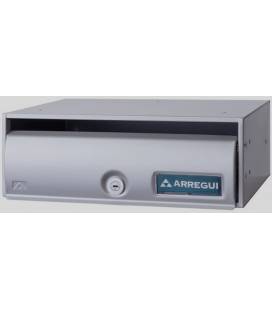 Buzones Arregui, FUTURE ANTIVANDÁLICO- H3500-04- Con cuerpo y puerta de acero lacado PLATA