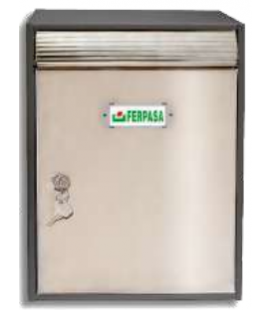 BUZÓN Urban V1 - Módulo pintado, puerta y bocacartas INOX.