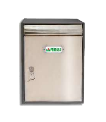 BUZÓN Urban V1 - Módulo pintado, puerta y bocacartas INOX.