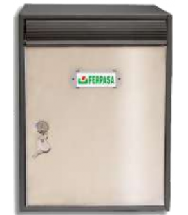 BUZÓN Urban V1 - Cuerpo o Módulo y bocacartas pintado. Puerta acero Inox