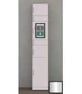 Univers - Buzón de paquetería inteligente, columna U4205A - NEGRO/ PUERTA INOX
