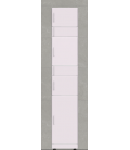 Univers - Buzón de paquetería inteligente, columna U4201B - BLANCO - Sin pantalla