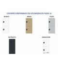 Colores disponibles para los buzones de paquetería inteligente, módulo Paak 2L