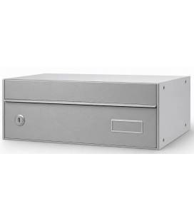Buzones Arregui, UNIVERS - U3012 - con cuerpo y puerta de acero galvanizado Plata