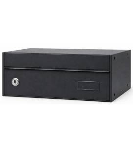 Buzones Arregui, UNIVERS - U3014 - con cuerpo y puerta de acero galvanizado Negro