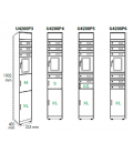 BUZONES UNIVERS PAQUETERIA INTELIGENTE CON PANTALLA + 3,4,5 Y 6 BUZONES DE CORREOS