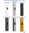 COLORES DISPONIBLES PARA LOS BUZONES PARA PAQUETERÍA + BUZONES DE CORREOS U4200P3