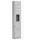 BUZONES UNIVERS PAQUETERIA INTELIGENTE CON PANTALLA + BUZONES DE CORREO - U4202P3 PLATA
