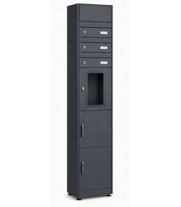 BUZONES UNIVERS PAQUETERIA INTELIGENTE CON PANTALLA + BUZONES DE CORREO - U4206P3 ANTRACITA