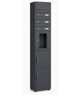 BUZONES UNIVERS PAQUETERIA INTELIGENTE CON PANTALLA + BUZONES DE CORREO - U4206P3 ANTRACITA