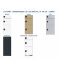 Colores disponibles de los módulos Paak 1s1m1l