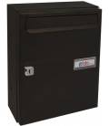 Buzones Btv, Venus 14420 cuerpo de acero negro pintado y puerta de Acero Negro, apto para el interior.