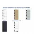 Colores disponibles de los módulos Paak 4S1M