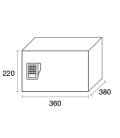 Medidas disponibles de box Kubik S -220