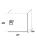 Medidas de box Kubik 330 - Mediano