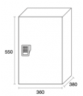 Medidas de box Kubik 550 - Extra grande XL
