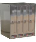 Buzones BTV Prisma Acceso Frontal 46330 cuerpo y puerta en Acero Inoxidable Brillo completo G4. Carga Frontal.