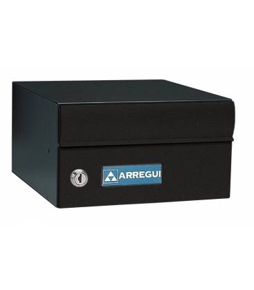 Buzones Milenio H4600-04, Con cuerpo de aluminio Negro y puerta de aluminio Negro