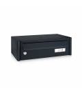 Buzón Joma, Column H404- 75115- cuerpo y puerta en acero electrocincado todo Negro